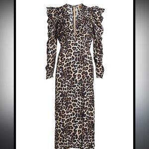 Farm Rio Leopard Dress size S